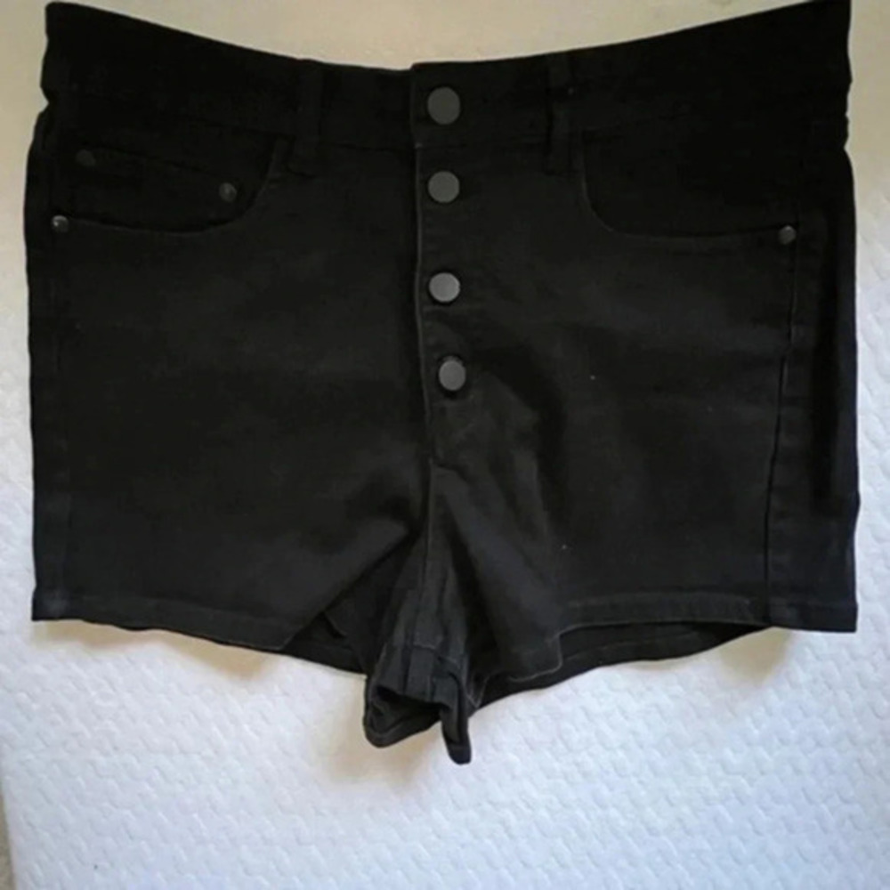 Abound Black Jean Shorts- Size 31